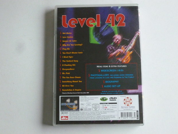 Level 42 - Live Reading Concert Hall (DVD)