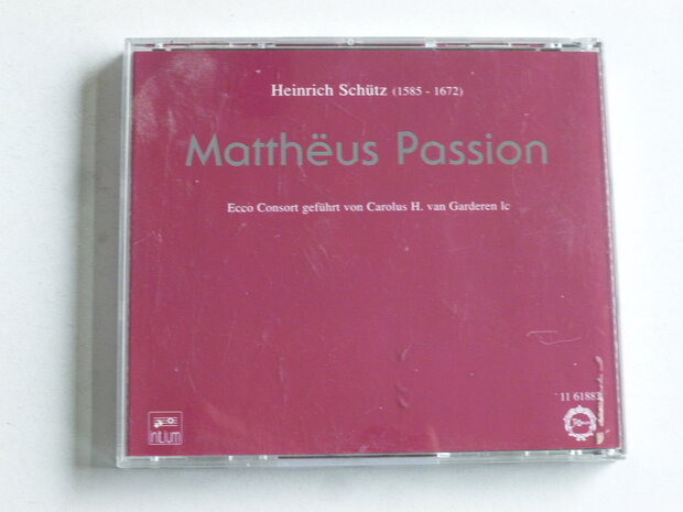 Heinrich Schütz - Matthëus Passion / Ecco Consort