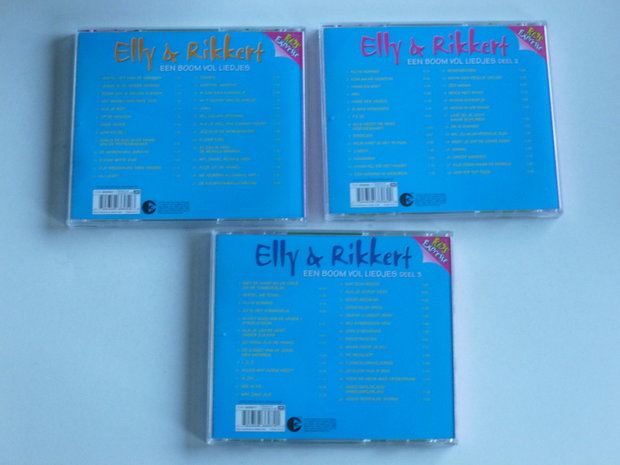 Elly & Rikkert - Een boom vol liedjes Deel 1,2 en 3 (3 CD)