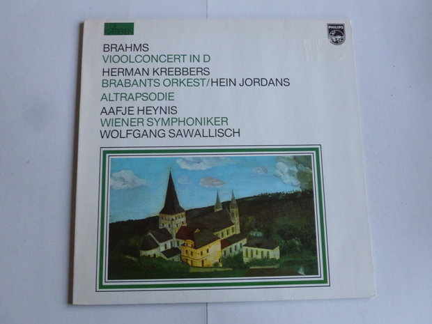 Brahms - Vioolconcert / Herman Krebbers, Altrapsodie / Aafje Heynis (LP)
