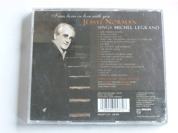 Jessye Norman sings Michel Legrand - i was born in love with you
