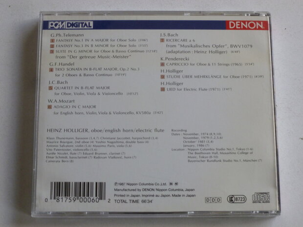 The Artistry of Heinz Holliger - Denon Japan