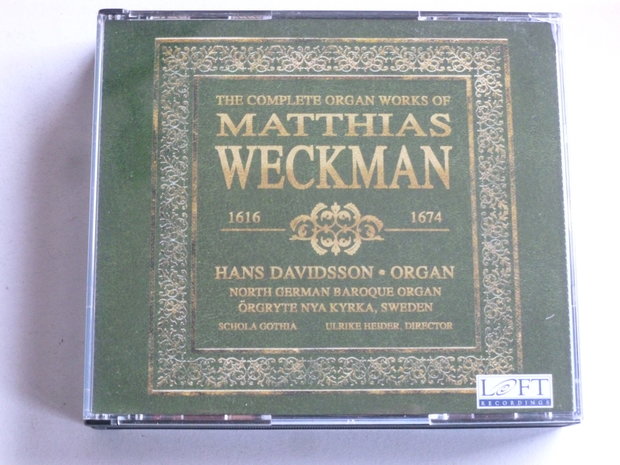 The Complete Organ Works of Matthias Weckman - Hans Davidsson (3 CD)