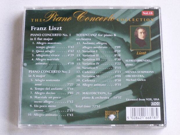 Liszt - Piano Concerto 1, 2 / Alfred Brendel