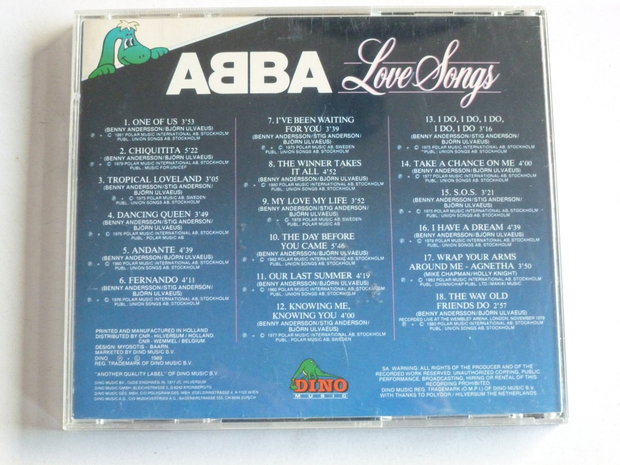 Abba - Love Songs ( TV CD)
