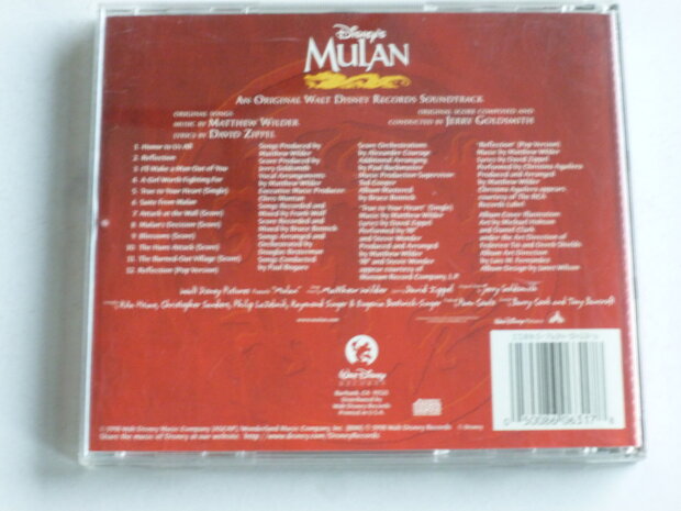 Disney - Mulan / Matthew Wilder, Jerry Goldsmith (soundtrack)