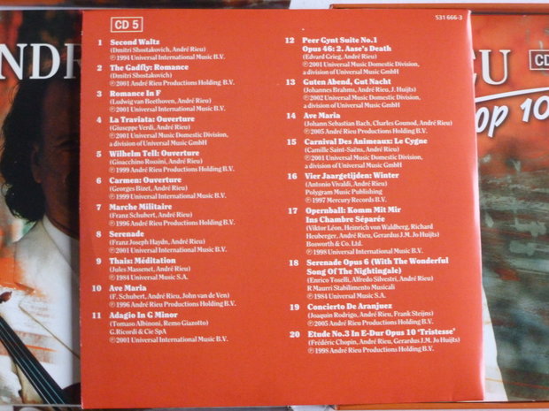 Andre Rieu - Top 100 (5 CD Box)
