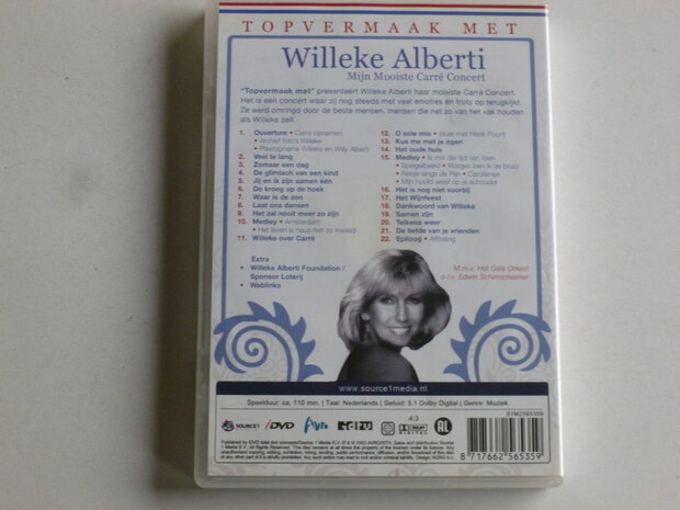 Topvermaak met Willeke Alberti - Mijn mooiste Carre Concert (DVD)