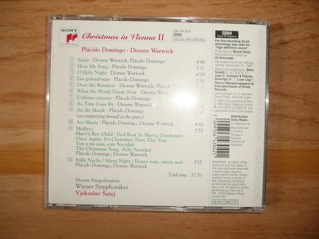 Christmas in Vienna II ( D. Warwick, P. Domingo)