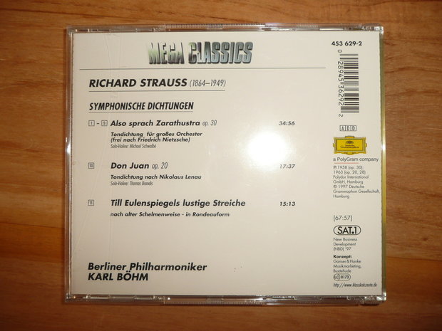 Richard Straus - Berliner Philh. Karl Bohm