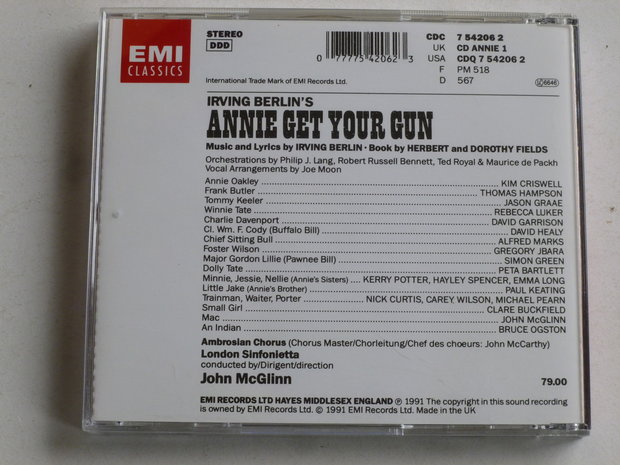Irving Berlin's Annie Get Your Gun / John McGlinn