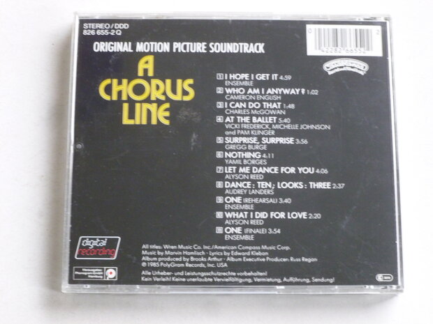 A Chorus Line - Soundtrack