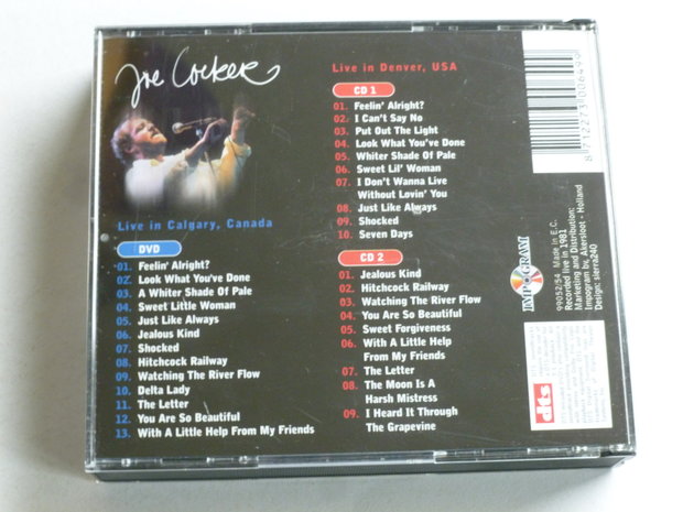 Joe Cocker - Live in Denver / Live in Calgary (2 CD + DVD)