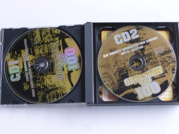 Orkesten Top 100 - Morricone, Montenegro, Mancini, Conniff, Otterloo, Caravelli (4 CD)