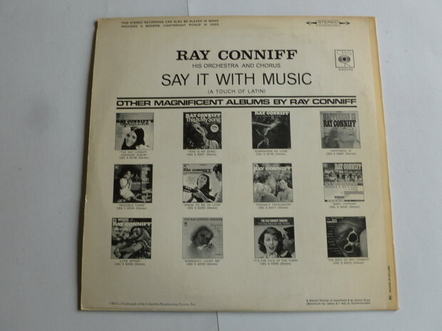 Ray Conniff - Say it with Music (LP)