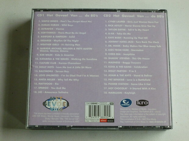 Het gevoel van de 80's (2 CD)