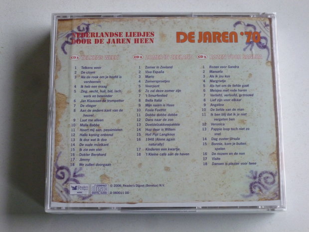 Nederlandse Liedjes door de jaren heen - De Jaren '70 (3 CD) Nieuw