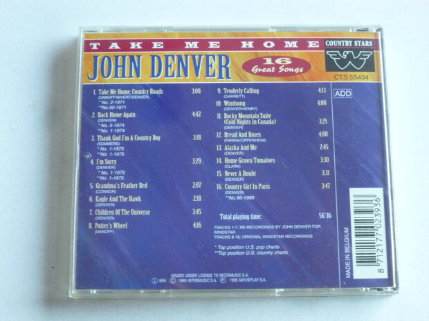 John Denver - Take me home / 16 Great Songs