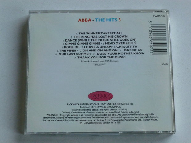 Abba - The Hits 3