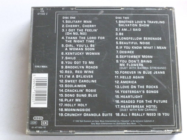Neil Diamond - The Greatest Hits 1966-1992 (2CD)