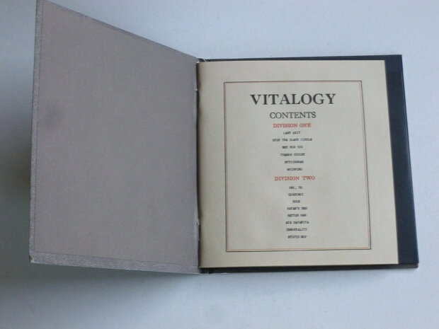 Pearl Jam - Vitalogy (digipack)