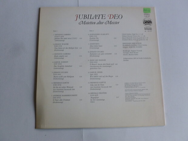 Jubilate Deo - Martin Flämig (LP)