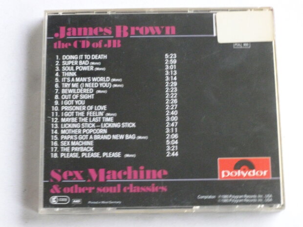 James Brown - The CD of JB (Sex Machine & other soul classics)