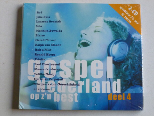 Gospel Nederland op z'n best Deel 4 (2 CD) Nieuw