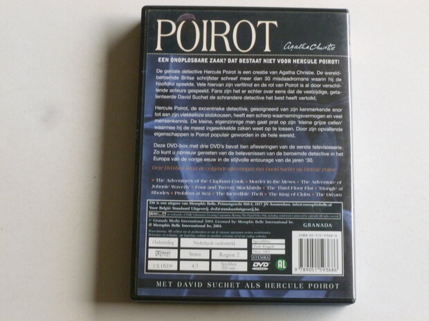 Poirot - Agatha Christie (3 DVD)