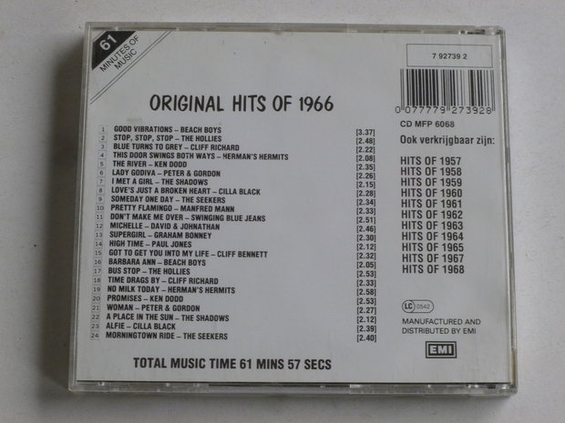 Original Hits of 1966 (EMI)