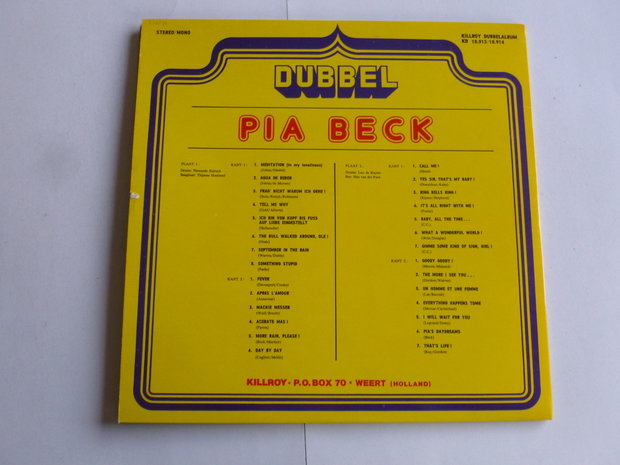Pia Beck - Dubbel (2 LP)