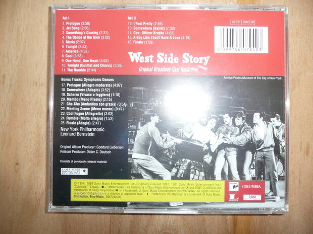 West Side Story - Original Broadway Recording (geremastered)