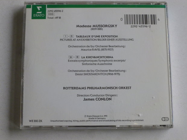 Mussorgsky - Tableaux dúne Exposition / James Conlon