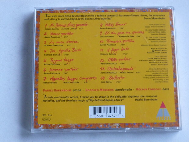 Mi Buenos Aires Querido / Tangos Among Friends - Barenboim, Mederos, Console