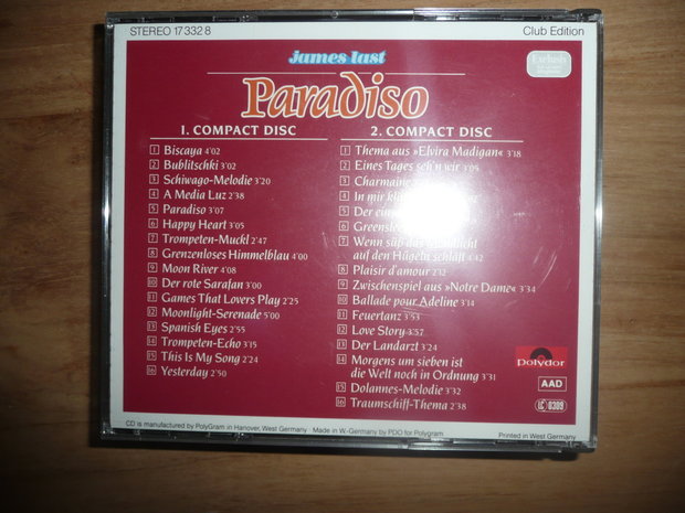 James Last - Paradiso  2 CD