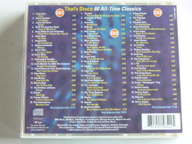 That's Disco - 60 All Time Classics (3 CD)