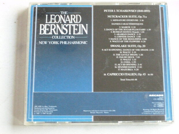 Tchaikovsky - The Leonard Bernstein Collection 2 / New York Philharmonic 