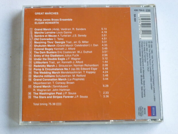 Great Marches - Philip Jones Brass Ensemble / Elgar Howarth