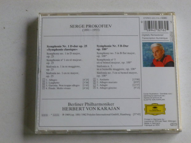 Prokofiev - Symphonie 1, 5 / Herbert von Karajan