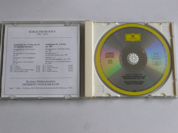 Prokofiev - Symphonie 1, 5 / Herbert von Karajan
