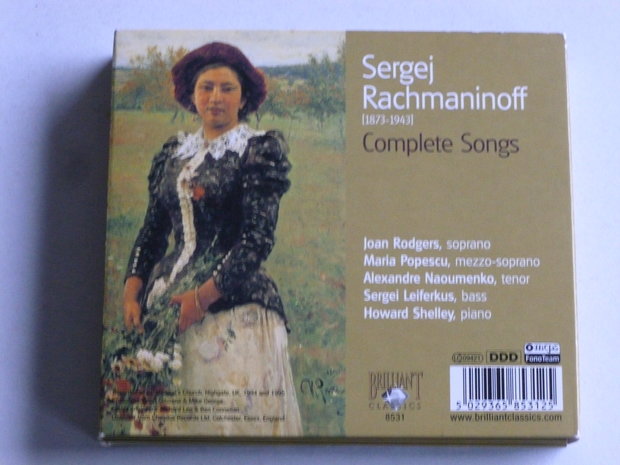 Rachmaninoff - Complete Songs / Joan Rodgers, Howard Shelley (3 CD)
