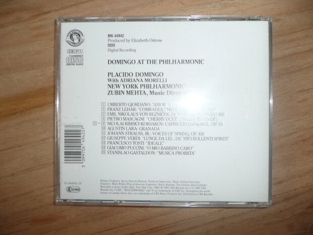 Domingo at the Philharmonic Zubin Mehta