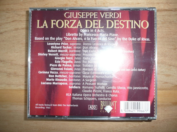  Verdi - La forza del destino (3 CD Box)