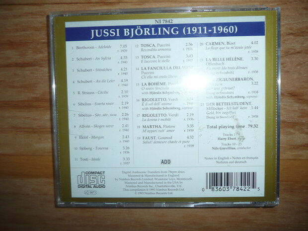 Björling - Prima Voce volume 2