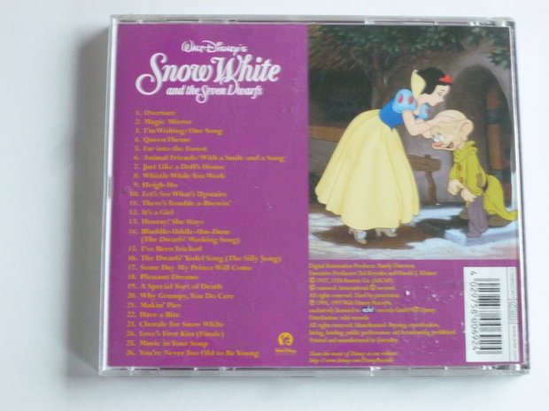 Snow White and the seven Dwarfs - Walt Disney (original soundtrack)