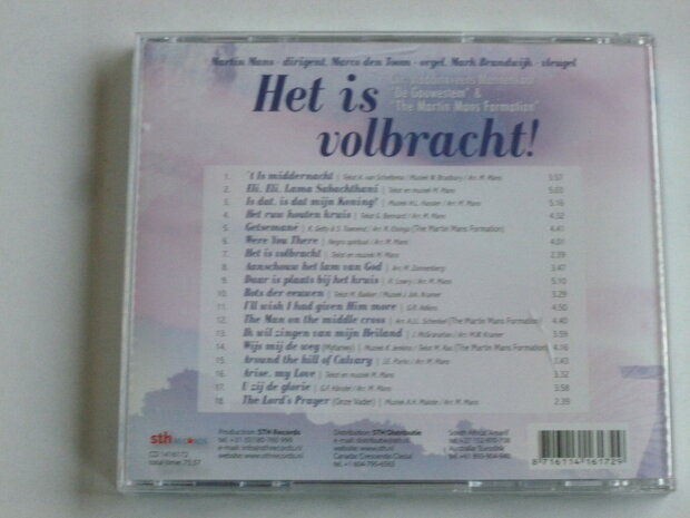 Het is Volbracht - Martin Mans, De Gouwestem