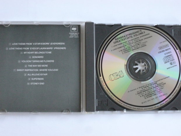 Barbra Streisand - Greatest Hits / volume 2