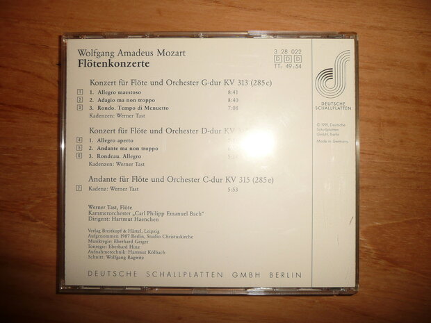 Mozart - Flutekonzerte