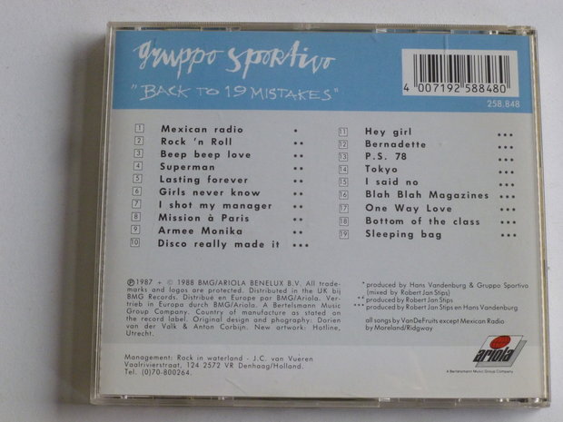 Gruppo Sportivo - Back to 19 Mistakes