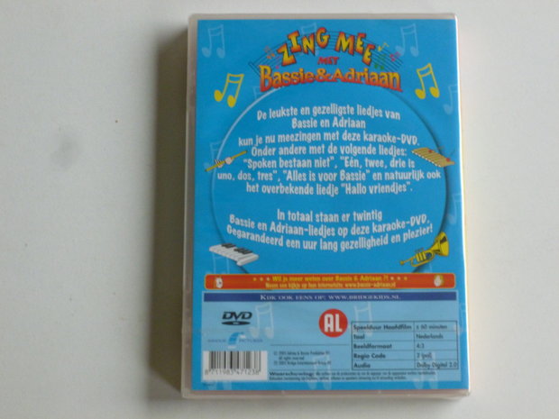 Zing mee met Bassie en Adriaan - Karaoke DVD (nieuw)